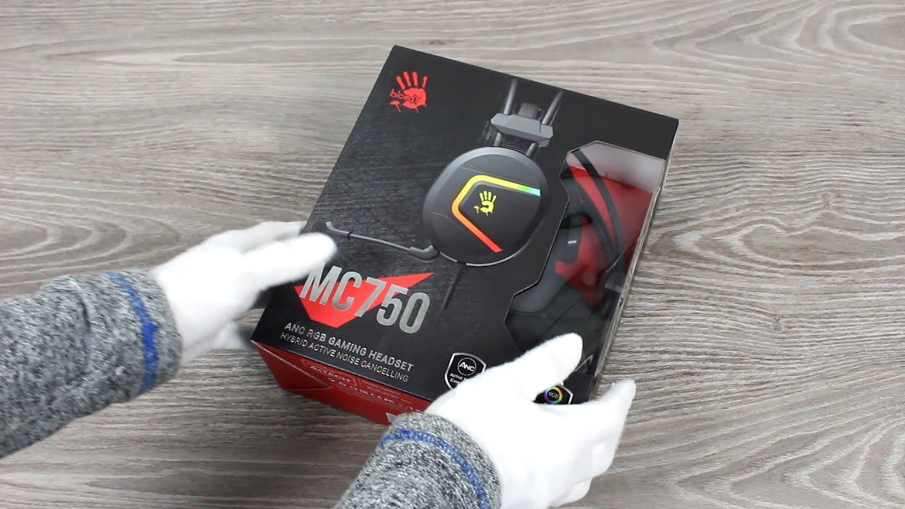 A4Tech Bloody MC750 Headphones Unboxing