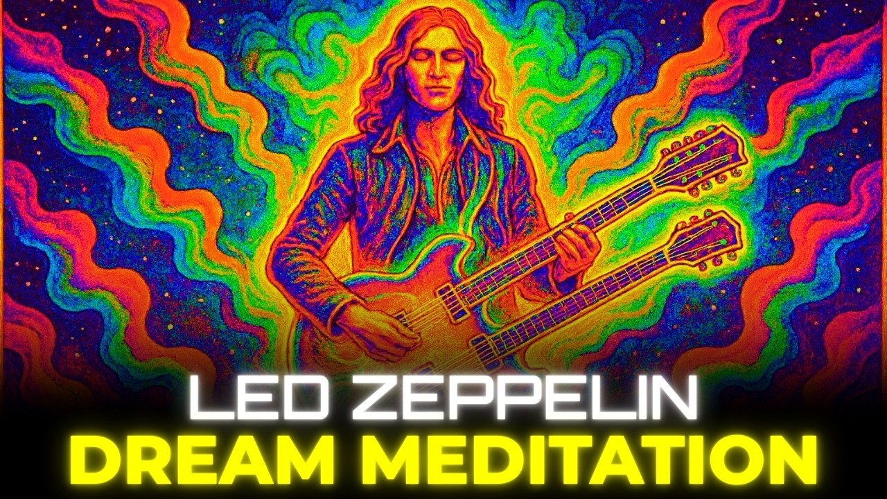 LED ZEPPELIN STYLE DREAM MEDITATION 🌌 Ambient Guitar for Better Sleep