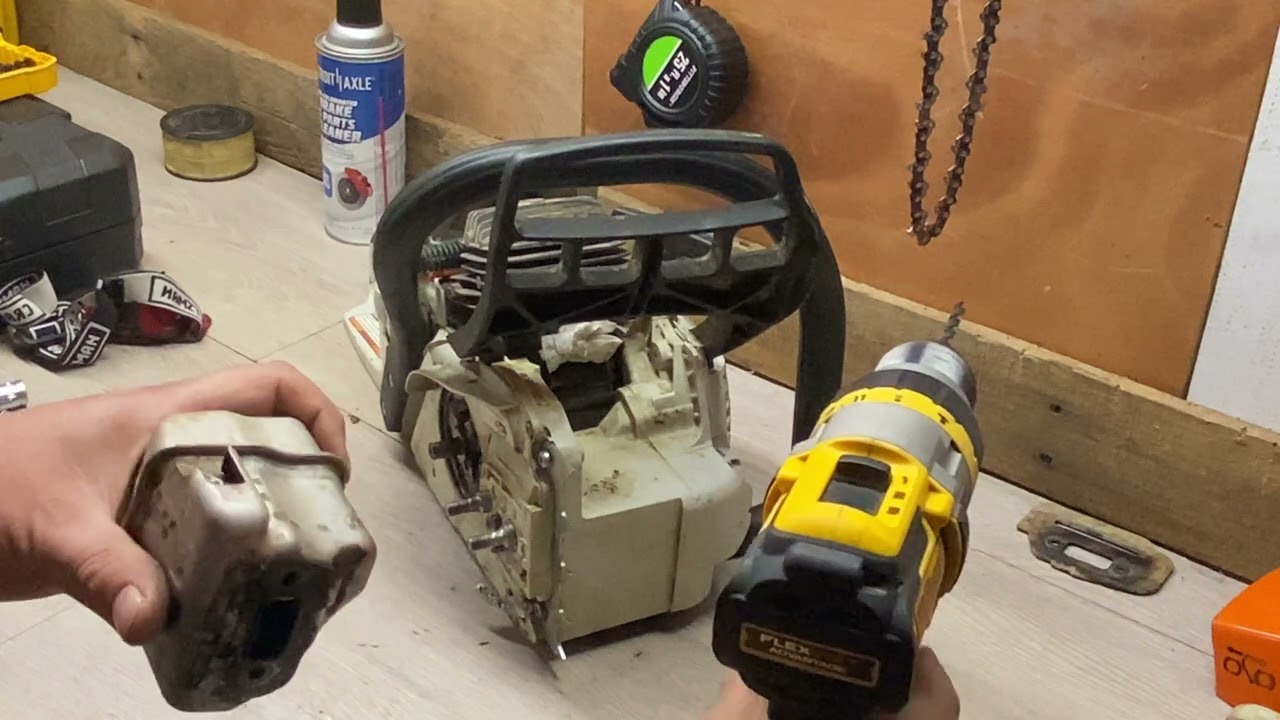 Stihl MS 271 Muffler Mod - Removal and Replacement