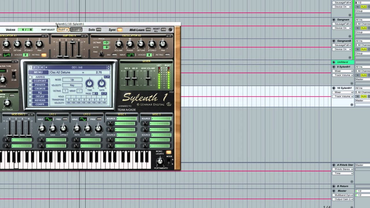 How to Make Gangnam Style Synth and Bass with Sylenth