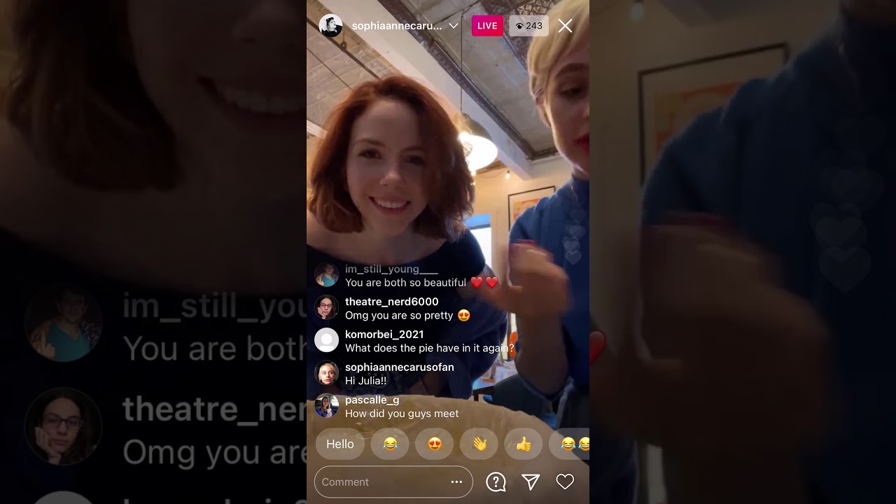 Sophia Anne Caruso Livestream- January 20,2021