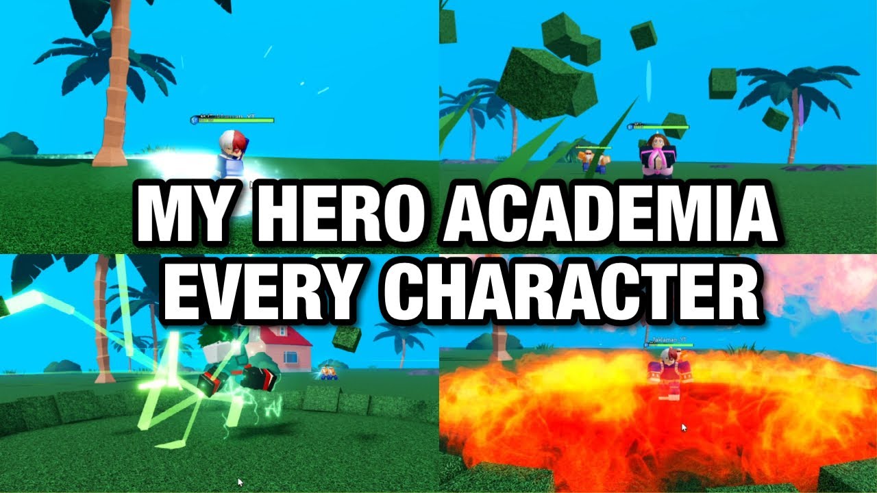 All My Hero Academia Characters Showcase In Anime Warriors!