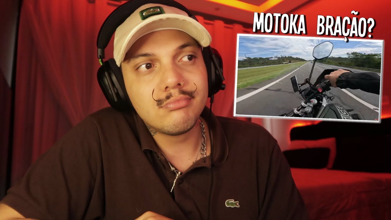 ALN1001 REAGINDO A QUEDA DO @MOTOKACACHORRO!