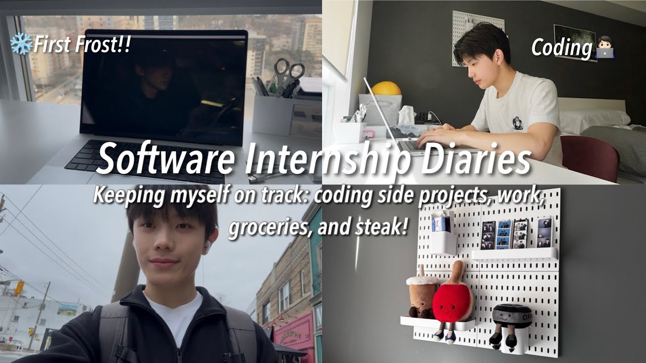 Productive Weekend as a Software Intern Vlog💻📝: Coding Projects, Cooking, and Netflix Dramas!