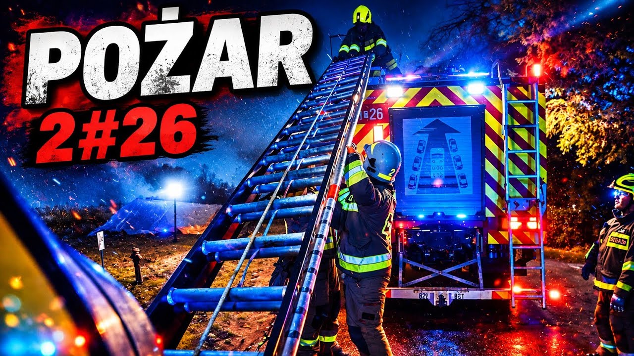 POŻAR KOMINA BAJERZE Wyjazd Alarmowy OSP!!!