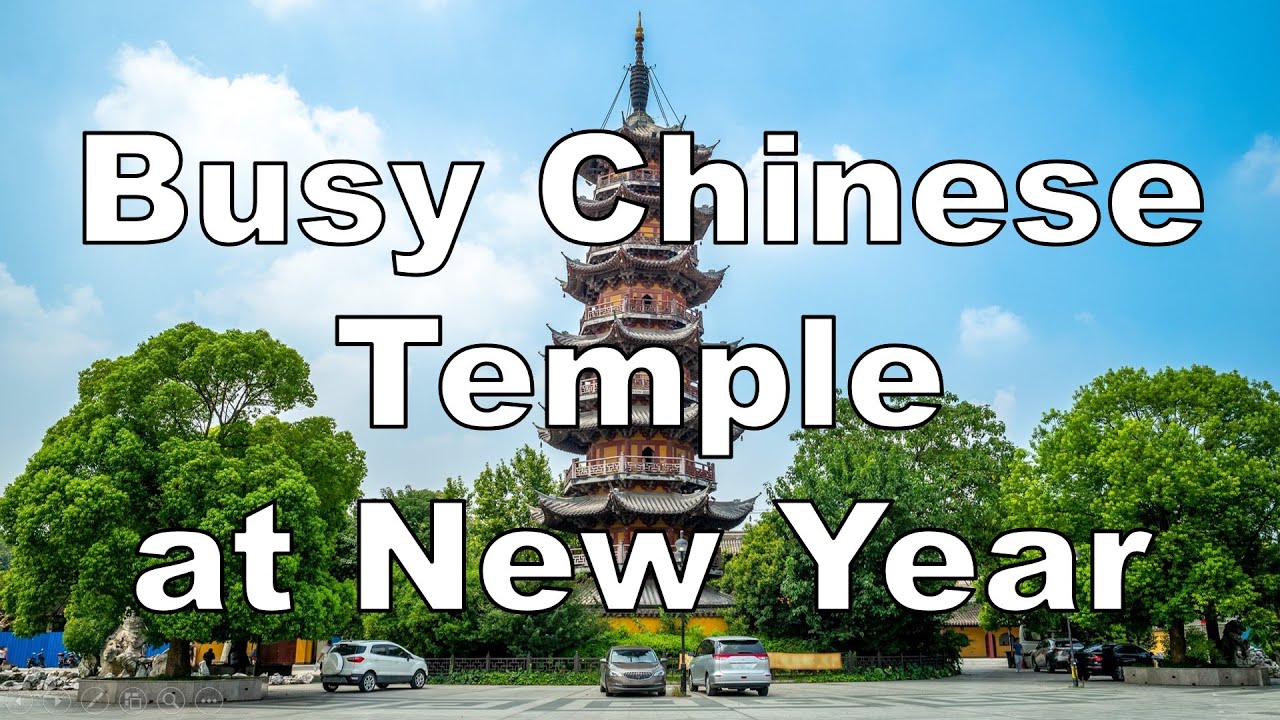 Busy Buddhist Temple in Shanghai, China 2025 (via the Metro)