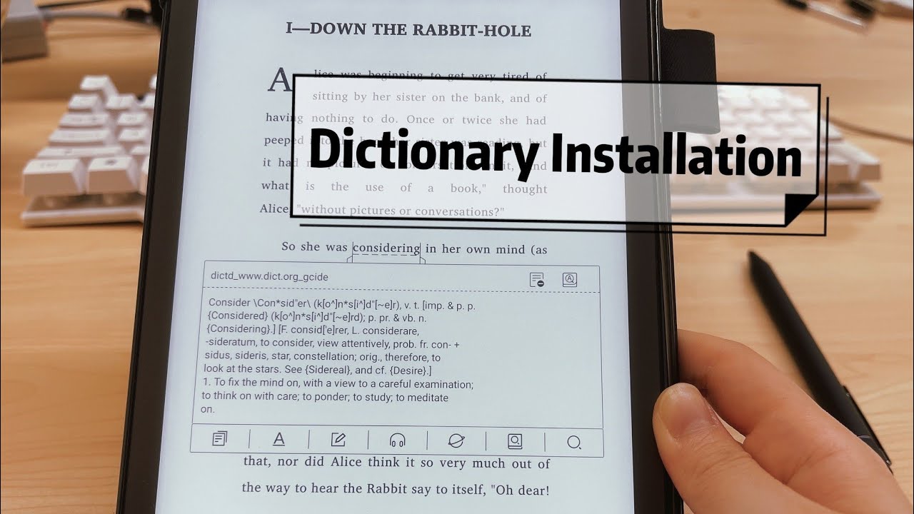 How to install dictionary on Likebook and Meebook?