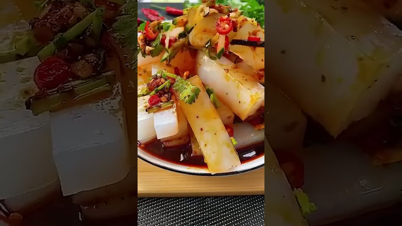 【凉粉做法】口感Q弹，麻辣鲜香，开胃可口，太好吃了，美食get