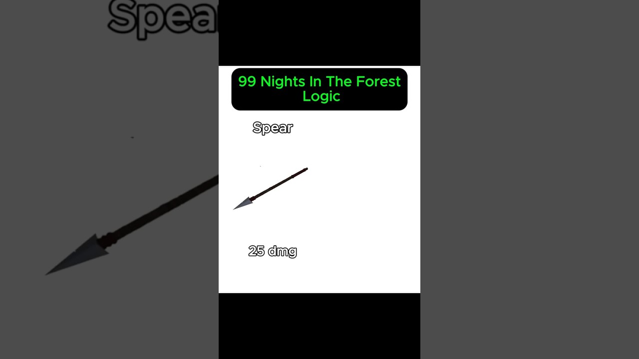 🔪 Spear vs Tactical Shotgun &ndash; You Won&rsquo;t Believe the Damage in 99 Nights in the Forest 🤯