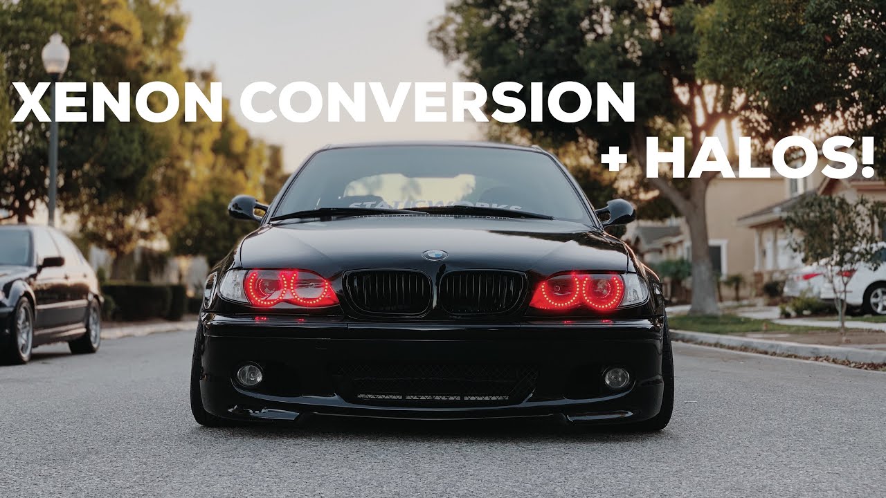 DIY Xenon Conversion + Halos! | BMW E46