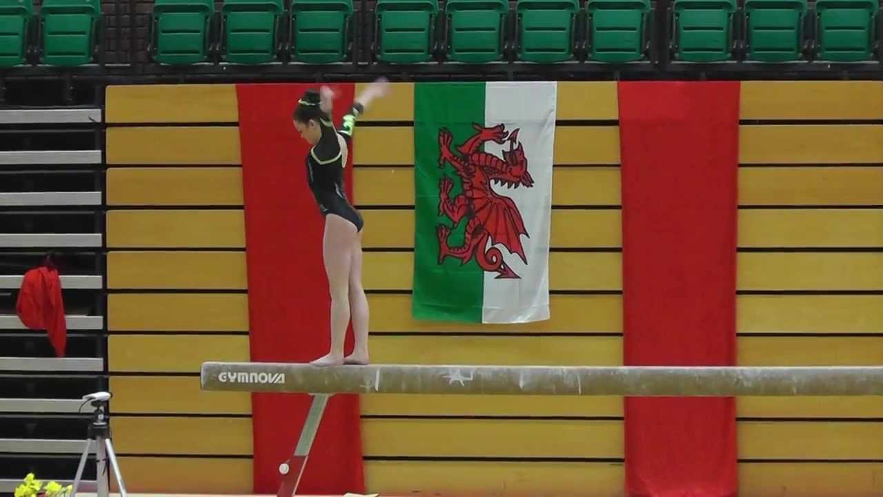 Angel Romaeo - Beam - 2014 Welsh Championships