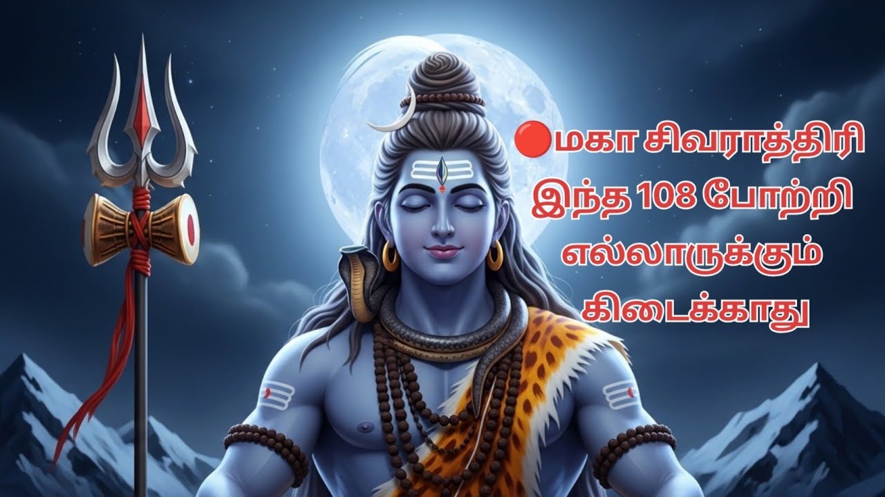 108 Shiva Namam #om #live #shiva #shivaratri #tamil #hindumythology 