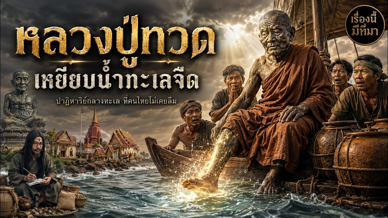 หลวงปู่ทวด -  เหยียบน้ำทะเลจืด ตำนาน อริยสงฆ์กู้แผ่นดิน l ตำนานนี้มีที่มา EP.42