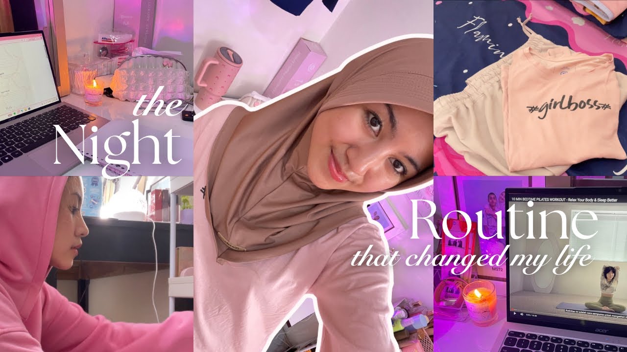 *Realistic* Night Routine🎀✨| Skincare, Journaling, Pilates, Ramen