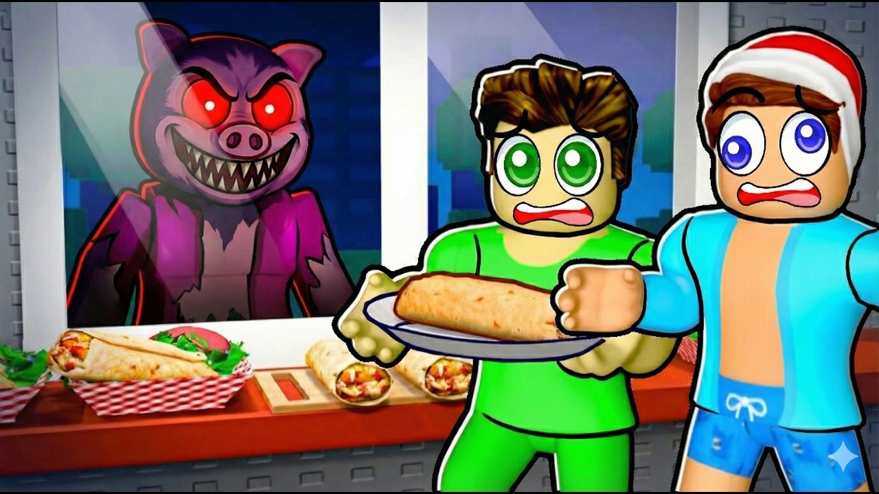 Hrajeme Roblox STRAŠIDELNÝ SHAWARMA stánek (ANOMÁLIE)