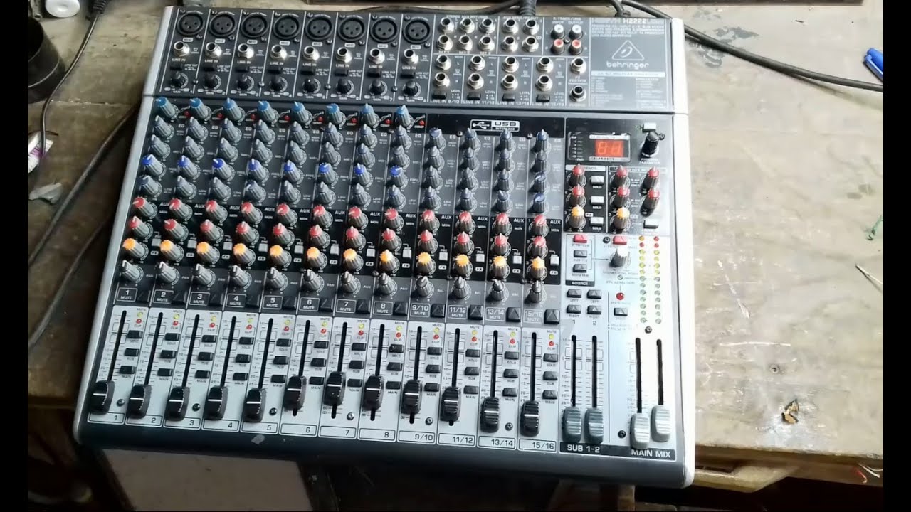 cambio de potenci&oacute;metros consola mixer x2222 usb