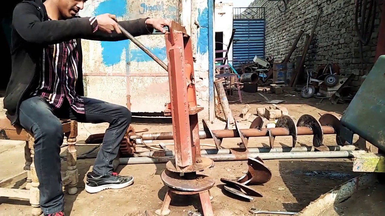 Part 3 _Screw _flight_Bending _werm manufacturing  _for _Bricks_ machine
