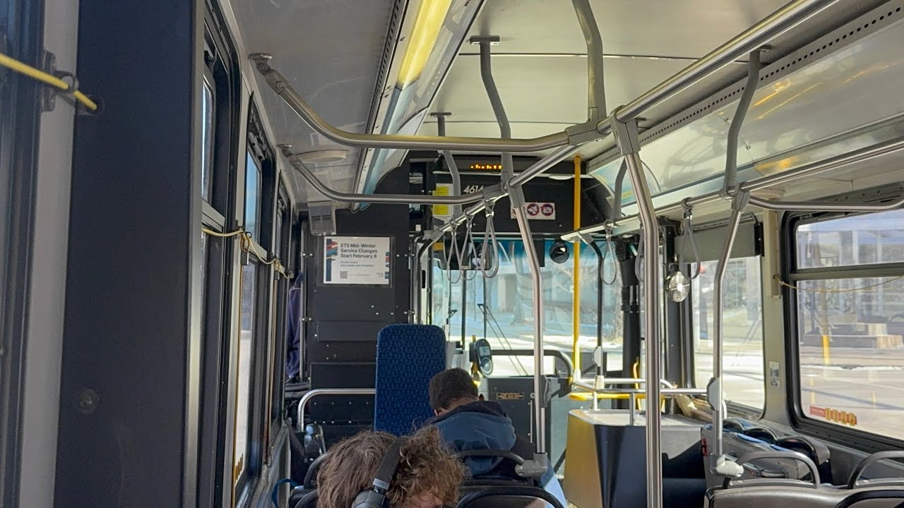 ETS Bus 2007 New Flyer D40LFR #4614 on 51 University 