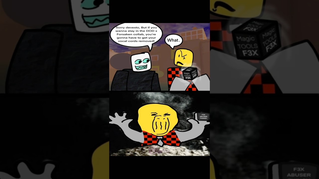 Извини, Devesto, но если ты хочешь остаться в коллаборации DOD x Forsaken #roblox #dieofdeath #dod