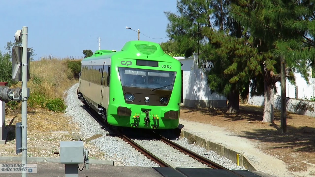 Trenes a ambos lados de la frontera-Badajoz y Portugal