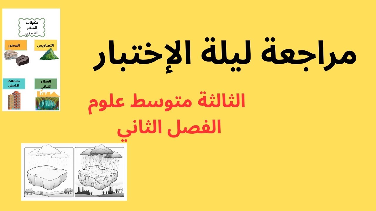 🚨عاجل لتلاميذ 3 متوسط/مراجعة شاملة للعلوم ملخص قوي بالرسومات سيفهمه الجميع 🔥🔥🔥