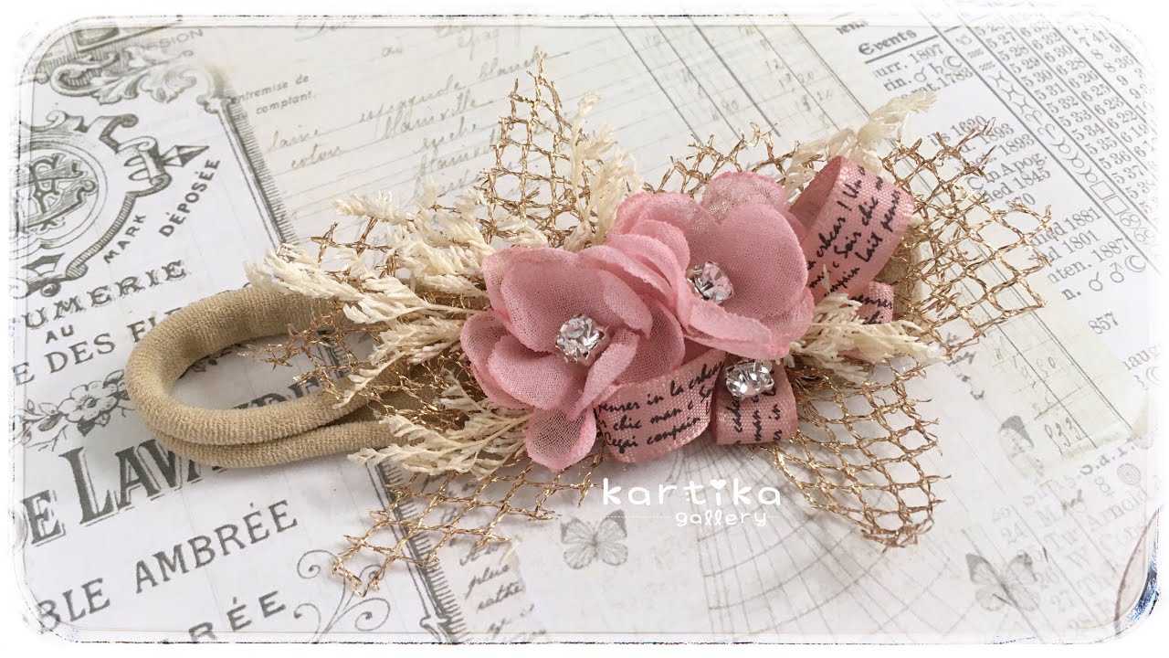 DIY newborn tieback headband | baby headband ideas | baby headband tutorial by @AndrianiKartika