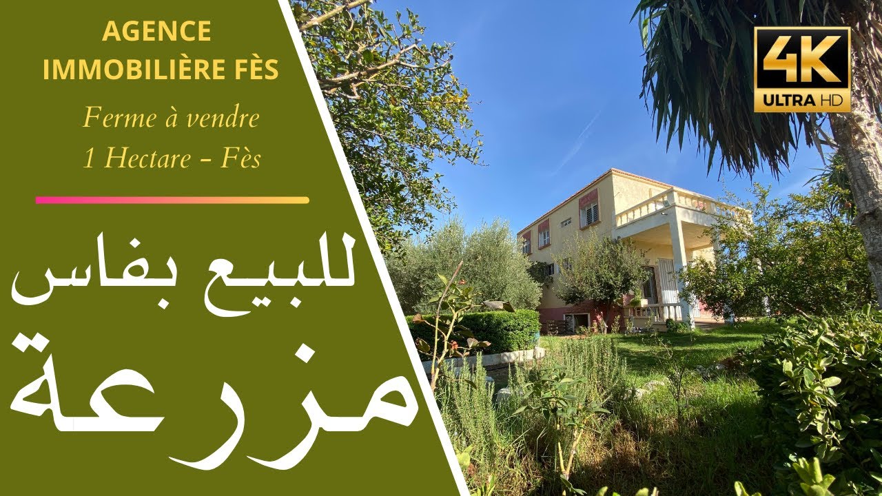 Ferme à vendre Fès - مزرعة للبيع بفاس