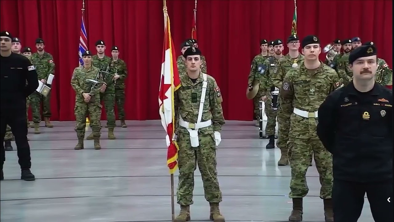 Canadian Armed Forces End of Course Ceremony, 06 Feb 2025 Platoon R0143E