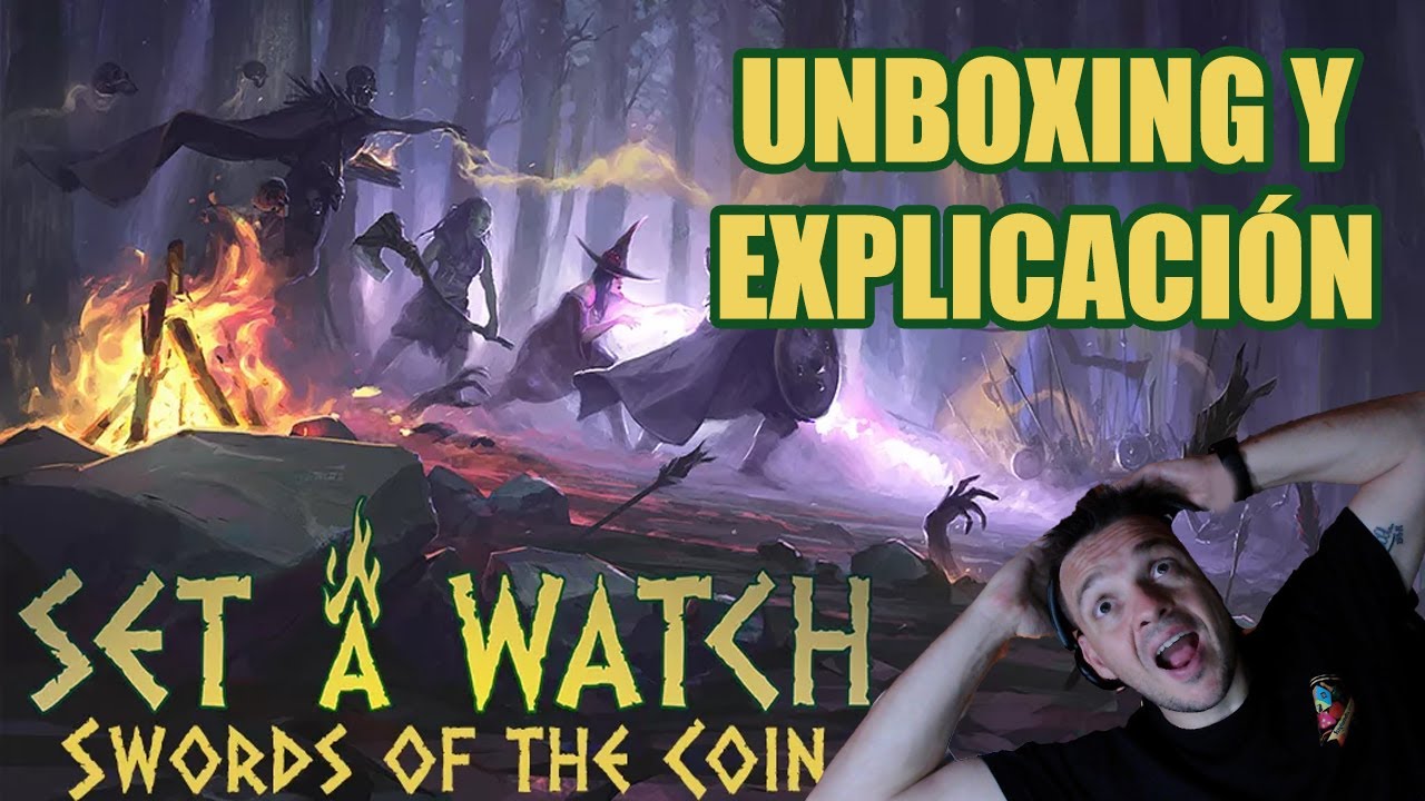 SET A WATCH - Swords of the Coin - Unboxing con breve explicación del juego y resolución de dudas
