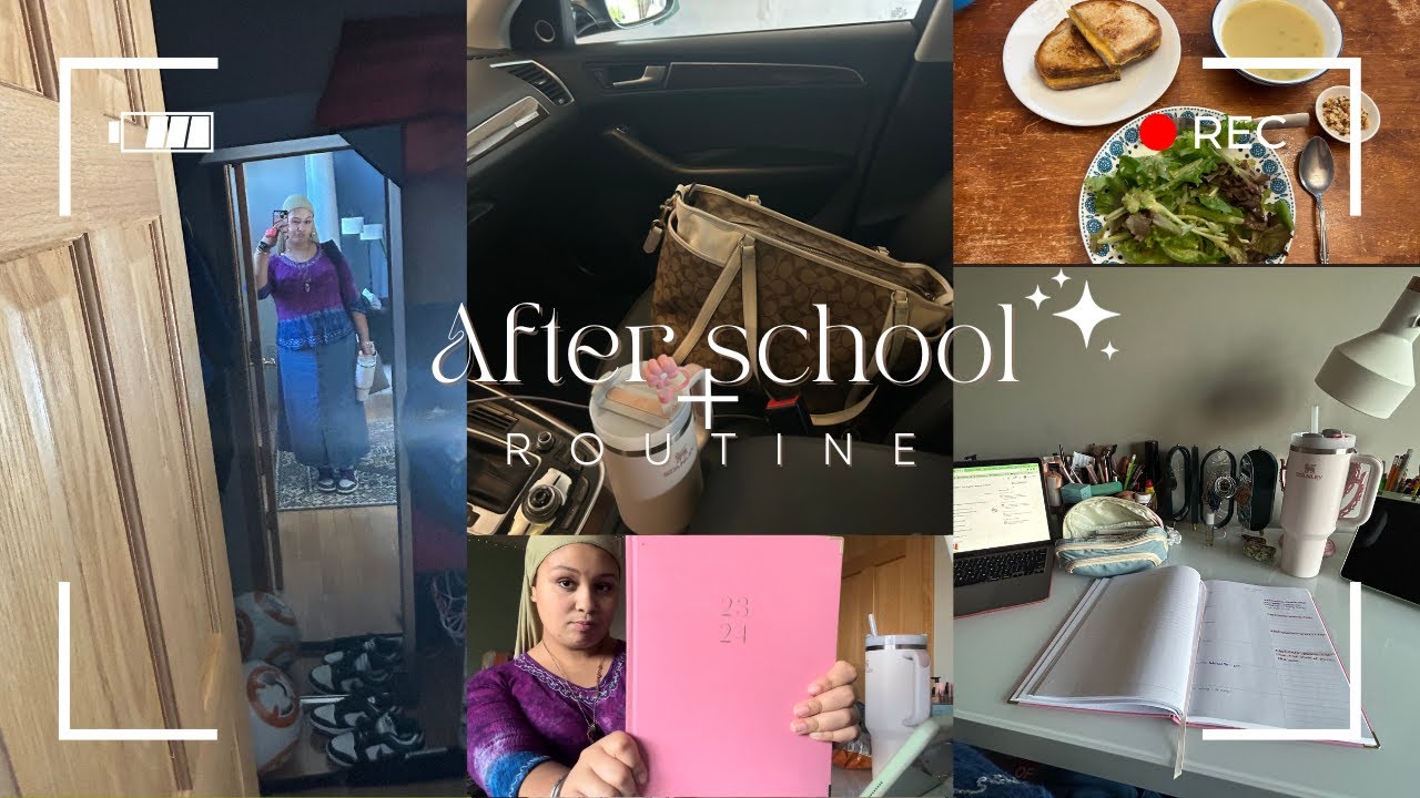 PRODUCTIVE AFTER SCHOOL ROUTINE *junior year*
