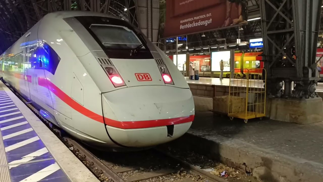 ICE en Frankfurt(Main) Hbf,18/1/26,21:00-21:30