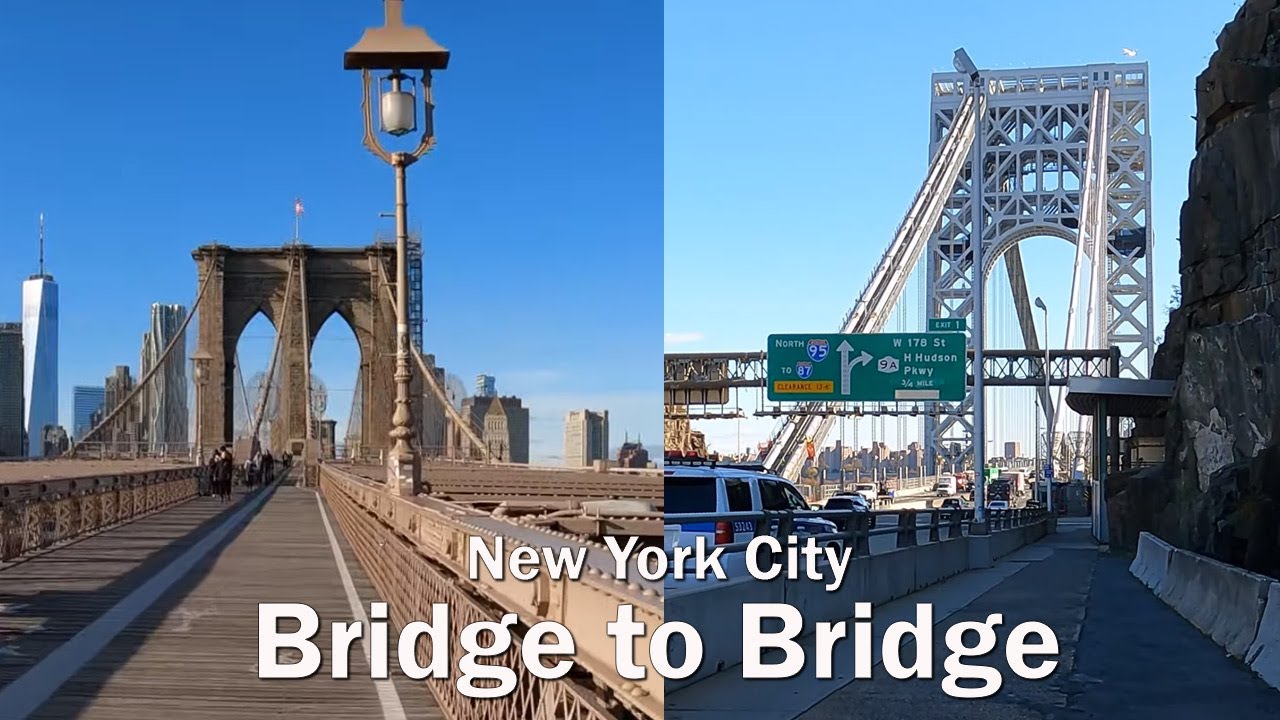 B2B - Brooklyn Bridge to George Washington Bridge, New York City Cycling Tour