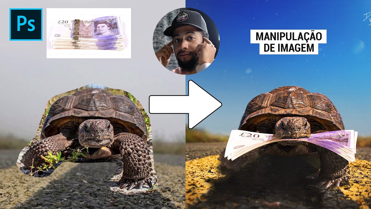 Como compor e misturar múltiplas imagens em uma só | Tutorial de Manipulação de Imagens no Photoshop