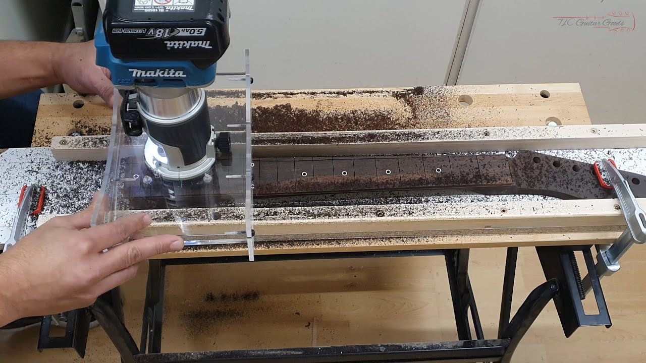 Fretboard radius jig