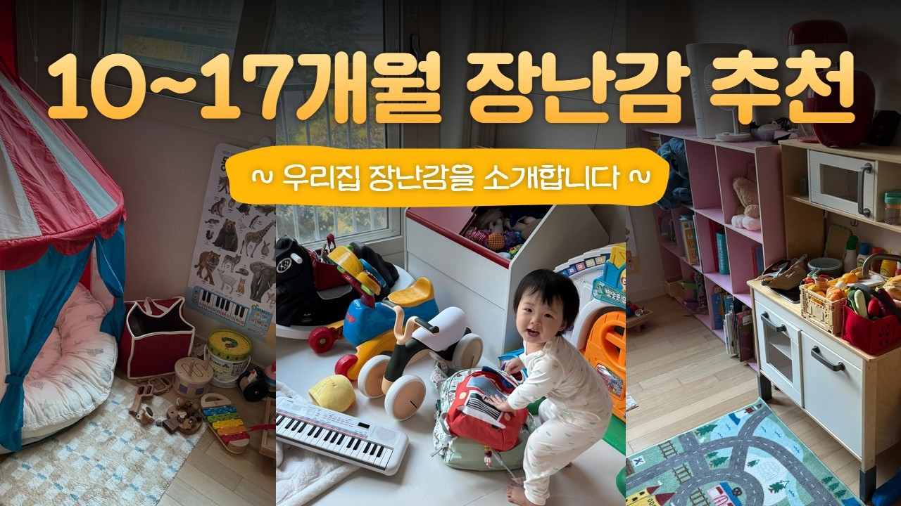 10개월부터 17개월 아기 장난감 추천ㅣJ엄마의 내돈내산 국민템부터 엄마픽 장난감