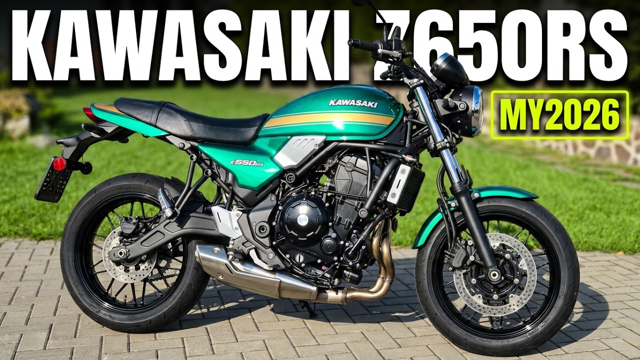 Kawasaki Z650RS Candy Emerald Green MY2026 4K