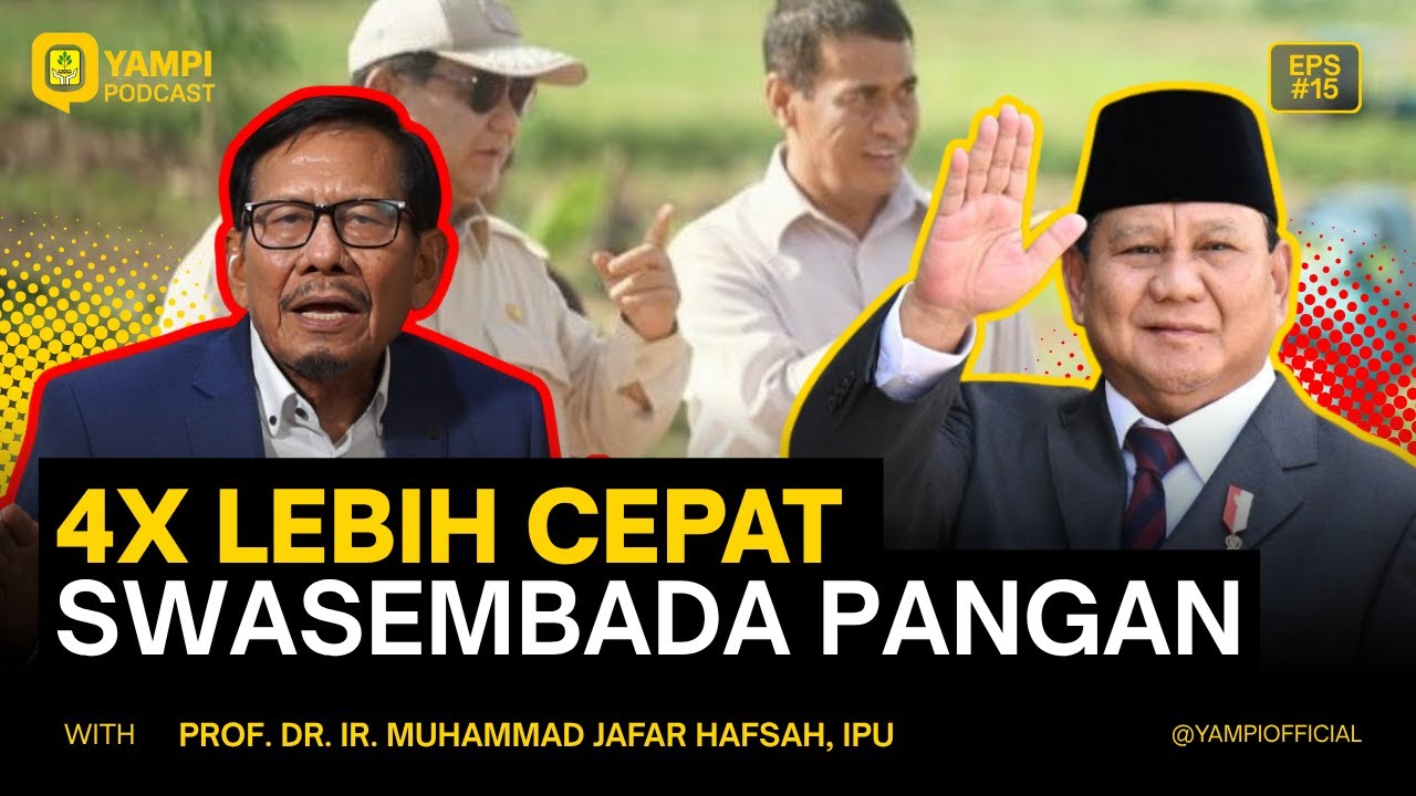 Ini Rahasia Prabowo dan Mentan Amran Sukses Swasembada Pangan 4 Kali Lebih Cepat I MJH Eps. 16