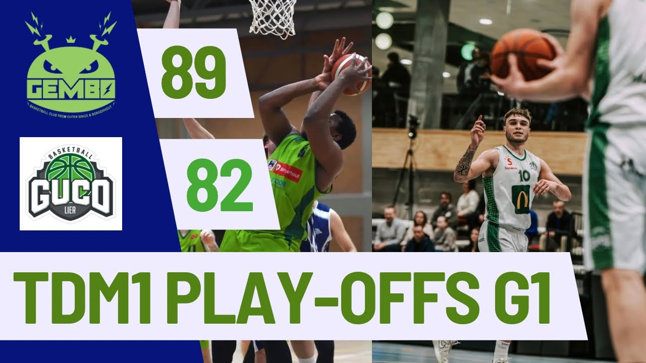 TDM1 Play-Offs: Gembo Borgerhout vs Guco Lier: 89-82 (Quarter Finals Game 1)