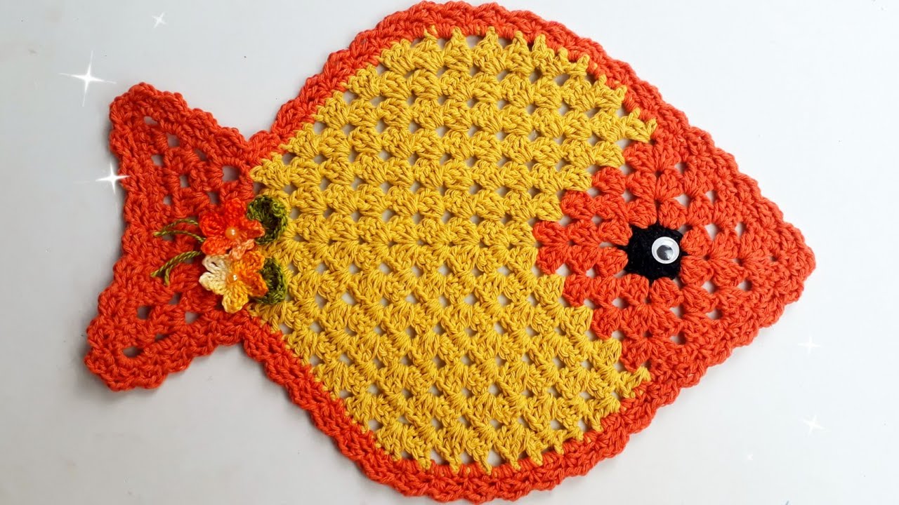 Kit 🐠Peixinho em Crochê 🐠- #3 SOUPLAST/TOALHINHA
