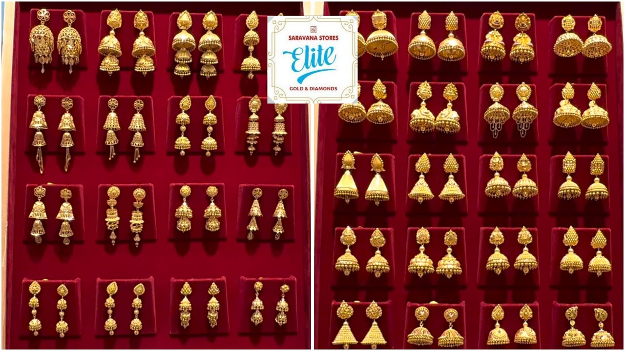 Saravana Stores Elite Gold Wedding Jimikki Collection | Traditional Jimikki Collection | Wedding