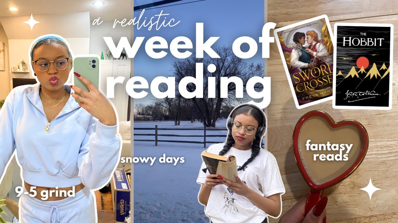 ❄️cozy reading vlog❄️ | fighting the winter blues by reading fantasy for a week