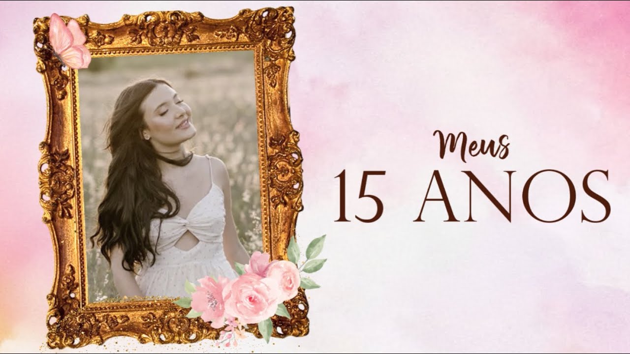 Retrospectiva Animada debutante Mirella - Tema Jardim encantado
