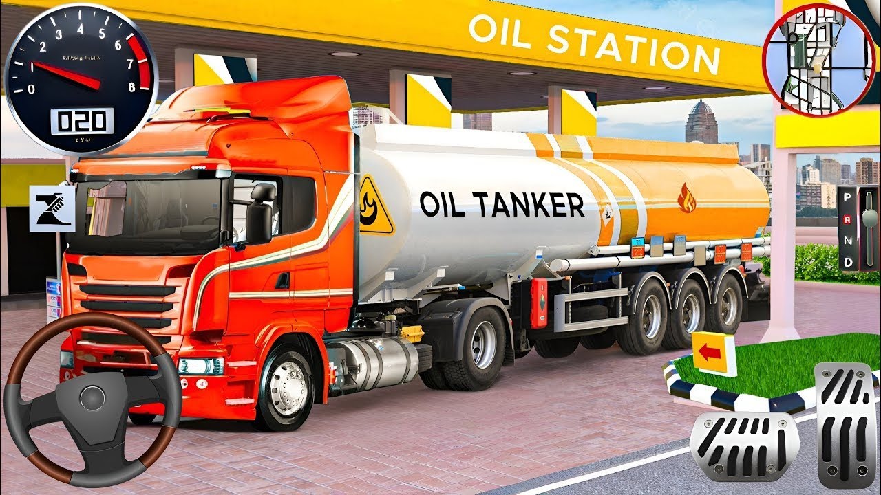 Oil Tanker  Cargo Driving Simulator 🚚 | Realistic Transport  Truck Driving Gameplay | Android & iOS