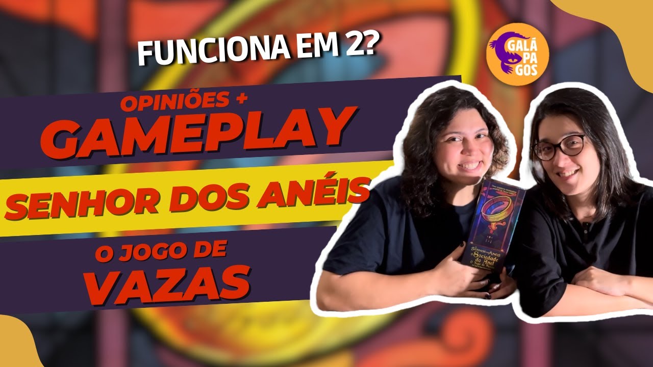 SENHOR DOS ANÉIS: A Sociedade do Anel: O Jogo de Vaza - Gameplay + opiniões | @Galápagos