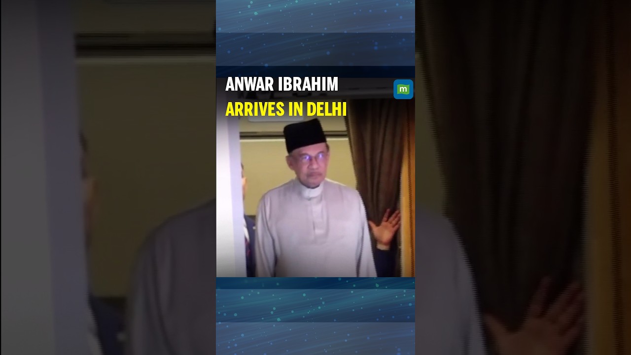 Malaysian Prime Minister Anwar Ibrahim arrives in Delhi