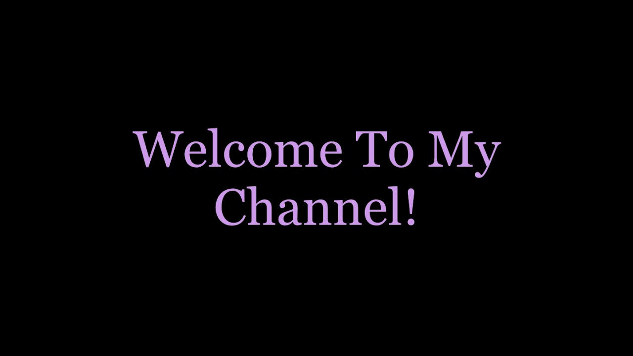 Welcome To My Math Channel!