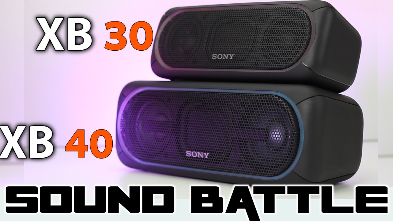 Sony SRS XB30 vs XB40 SoundBattle