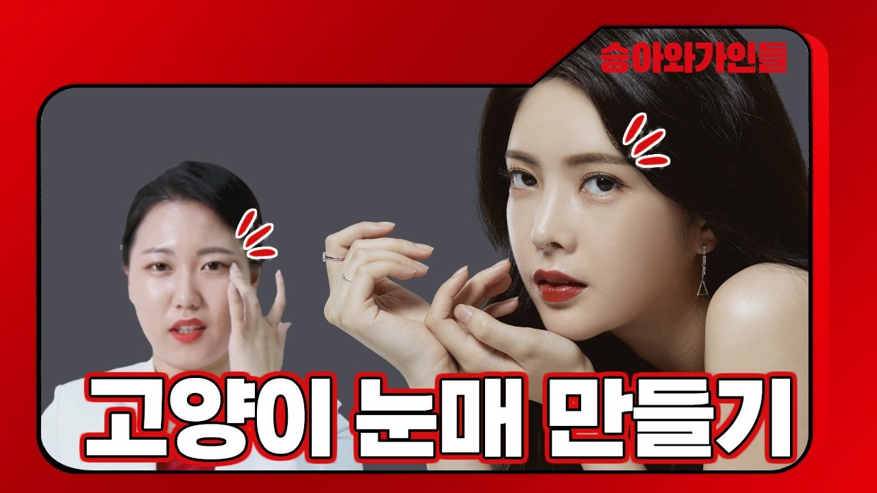 눈꼬리 올리는 수술 없이 고양이 눈매 만들기