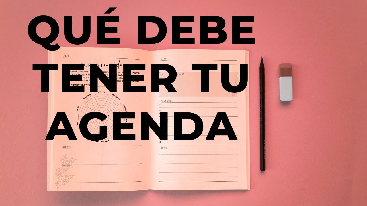 Cómo ser productivo con la mejor agenda 2026 | Psicóloga Natalia Concepción
