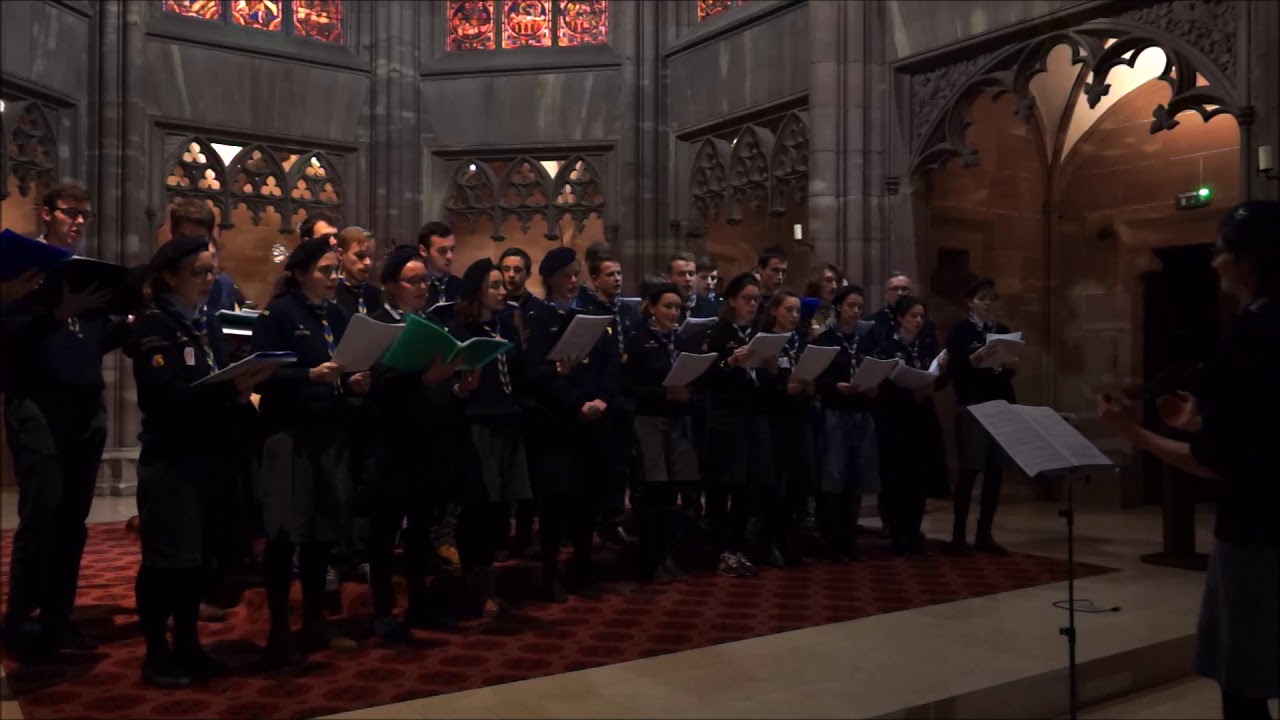 En traineau - Chorale Scoute Strasbourg
